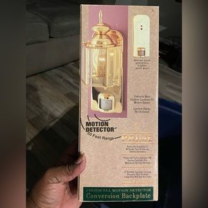 Motion detection security lights